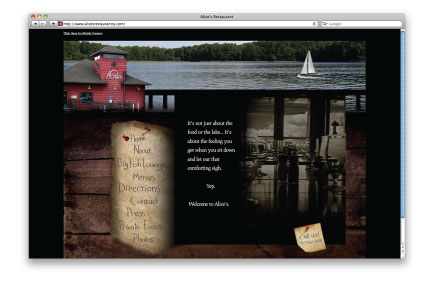 Alice's Restaurant Website