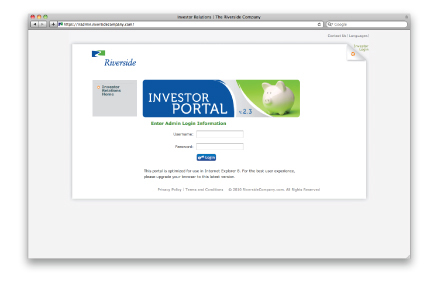 Riverside Investor Relations Portal